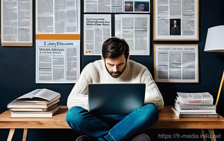 미디어와 대중 심리 - **Prompt:** A young French woman in her late 20s, elegantly dressed in modest, chic Parisian casual ...