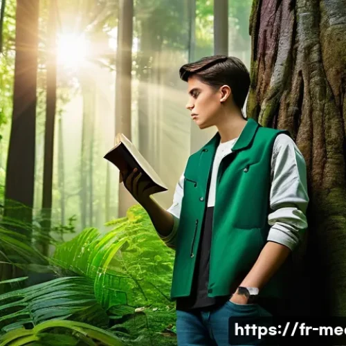 Home 30 미디어 분석 기법 - **Prompt:** A determined young adult, appearing around 18 years old, wearing a stylish but modest st...